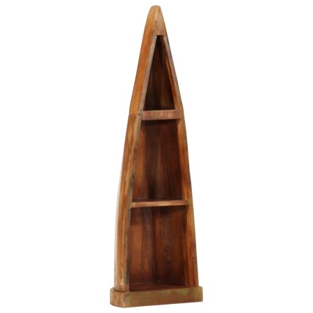 Estantería barca madera maciza reciclada 39x27x127 cm en Librerías y estanterías | Comprar online en Foru.es