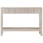 Mesa consola madera maciza de mango blanco 110x35x75 cm en Mesas auxiliares | Comprar online en Foru.es