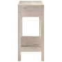 Mesa consola madera maciza de mango blanco 110x35x75 cm en Mesas auxiliares | Comprar online en Foru.es