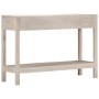 Mesa consola madera maciza de mango blanco 110x35x75 cm en Mesas auxiliares | Comprar online en Foru.es