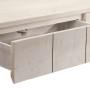 Mesa consola madera maciza de mango blanco 110x35x75 cm en Mesas auxiliares | Comprar online en Foru.es