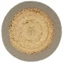 Mantel individual 6 uds yute y algodón natural y gris 38 cm de vidaXL, Manteles individuales - Ref: Foro24-133861, Precio: 24...