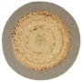 Mantel individual 6 uds yute y algodón natural y gris 38 cm de vidaXL, Manteles individuales - Ref: Foro24-133861, Precio: 24...