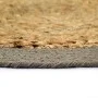 Mantel individual 6 uds yute y algodón natural y gris 38 cm de vidaXL, Manteles individuales - Ref: Foro24-133861, Precio: 24...