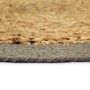 Mantel individual 6 uds yute y algodón natural y gris 38 cm de vidaXL, Manteles individuales - Ref: Foro24-133861, Precio: 24...