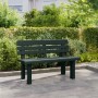 Banco de jardín polipropileno verde 110x52x71 cm en Bancos de jardín | Comprar online en Foru.es