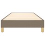 Estructura de cama de tela gris taupe 90x190 cm de vidaXL, Camas y somieres - Ref: Foro24-3120578, Precio: 78,59 €, Descuento: %