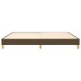 Estructura de cama tela marrón oscuro 200x200 cm de vidaXL, Camas y somieres - Ref: Foro24-3120641, Precio: 124,46 €, Descuen...