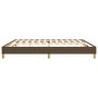 Estructura de cama tela marrón oscuro 200x200 cm de vidaXL, Camas y somieres - Ref: Foro24-3120641, Precio: 124,46 €, Descuen...