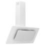 Campana extractora acero inoxidable vidrio templado blanco 90cm de vidaXL, Extractores - Ref: Foro24-51666, Precio: 200,44 €,...