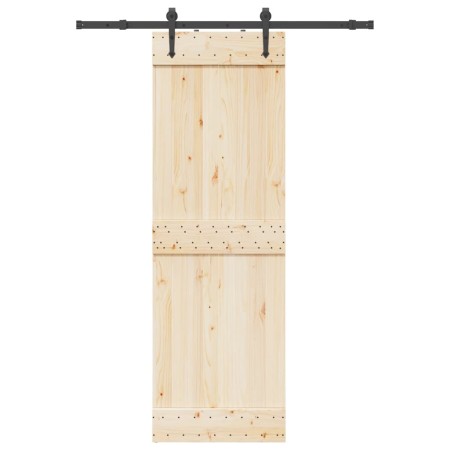 Kit de herrajes para puertas correderas acero negro 152,5 cm en Materiales de construcción | Comprar online en Foru.es