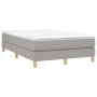 Estructura de cama de tela gris claro 120x200 cm de vidaXL, Camas y somieres - Ref: Foro24-3120598, Precio: 108,00 €, Descuen...
