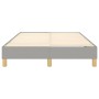 Estructura de cama de tela gris claro 120x200 cm de vidaXL, Camas y somieres - Ref: Foro24-3120598, Precio: 108,00 €, Descuen...