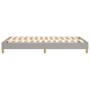 Estructura de cama de tela gris claro 120x200 cm de vidaXL, Camas y somieres - Ref: Foro24-3120598, Precio: 108,00 €, Descuen...