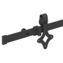 Kit de herrajes para puertas correderas acero negro 152,5 cm en Materiales de construcción | Comprar online en Foru.es