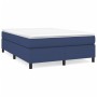 Estructura de cama de tela azul 140x190 cm de vidaXL, Camas y somieres - Ref: Foro24-3120860, Precio: 112,00 €, Descuento: %