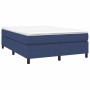 Estructura de cama de tela azul 140x190 cm de vidaXL, Camas y somieres - Ref: Foro24-3120860, Precio: 112,00 €, Descuento: %