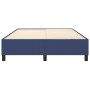 Estructura de cama de tela azul 140x190 cm de vidaXL, Camas y somieres - Ref: Foro24-3120860, Precio: 112,00 €, Descuento: %