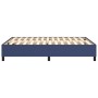Estructura de cama de tela azul 140x190 cm de vidaXL, Camas y somieres - Ref: Foro24-3120860, Precio: 112,00 €, Descuento: %