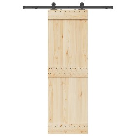 Kit de herrajes para puertas correderas acero negro 152,5 cm en Materiales de construcción | Comprar online en Foru.es