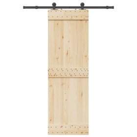 Kit de herrajes para puertas correderas acero negro 152,5 cm en Materiales de construcción | Comprar online en Foru.es