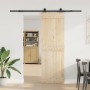 Kit de herrajes para puertas correderas acero negro 213,5 cm en Materiales de construcción | Comprar online en Foru.es