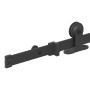 Kit de herrajes para puertas correderas acero negro 213,5 cm en Materiales de construcción | Comprar online en Foru.es