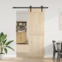 Kit de herrajes para puertas correderas acero negro 152,5 cm en Materiales de construcción | Comprar online en Foru.es