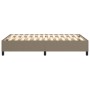 Estructura de cama de tela gris taupe 120x200 cm de vidaXL, Camas y somieres - Ref: Foro24-3120850, Precio: 120,76 €, Descuen...