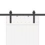 Kit de herrajes para puertas correderas acero negro 152,5 cm en Materiales de construcción | Comprar online en Foru.es