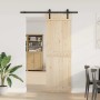 Kit de herrajes para puertas correderas acero negro 213,5 cm en Materiales de construcción | Comprar online en Foru.es