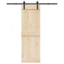Kit de herrajes para puertas correderas acero negro 183 cm en Materiales de construcción | Comprar online en Foru.es