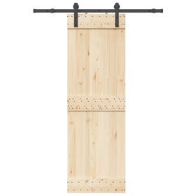 Kit de herrajes para puertas correderas acero negro 152 cm en Materiales de construcción | Comprar online en Foru.es