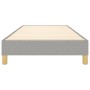 Estructura de cama de tela gris claro 90x200 cm de vidaXL, Camas y somieres - Ref: Foro24-3120582, Precio: 80,16 €, Descuento: %