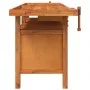 Workbench with drawers and screws wooden bench 192x62x83 cm by vidaXL, Work tables - Ref: Foro24-153326, Price: 425,46 €, Dis...