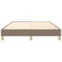 Estructura de cama de tela gris taupe 140x200 cm de vidaXL, Camas y somieres - Ref: Foro24-3120618, Precio: 102,72 €, Descuen...