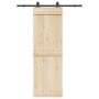 Kit de herrajes para puertas correderas acero negro 152,5 cm en Materiales de construcción | Comprar online en Foru.es