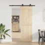 Kit de herrajes para puertas correderas acero negro 152,5 cm en Materiales de construcción | Comprar online en Foru.es