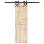 Kit de herrajes para puertas correderas acero negro 183 cm en Materiales de construcción | Comprar online en Foru.es