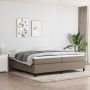 Estructura de cama box spring tela gris taupe 200x200 cm de vidaXL, Camas y somieres - Ref: Foro24-3120890, Precio: 138,92 €,...