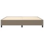 Estructura de cama box spring tela gris taupe 200x200 cm de vidaXL, Camas y somieres - Ref: Foro24-3120890, Precio: 138,92 €,...