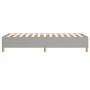 Estructura de cama de tela gris claro 90x200 cm de vidaXL, Camas y somieres - Ref: Foro24-3120929, Precio: 93,61 €, Descuento: %