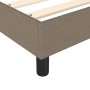 Estructura de cama box spring tela gris taupe 200x200 cm de vidaXL, Camas y somieres - Ref: Foro24-3120890, Precio: 138,92 €,...