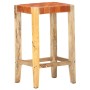 Taburetes de bar 2 piezas cuero auténtico marrón 75 cm de vidaXL, Taburetes de cocina - Ref: Foro24-321830, Precio: 131,29 €,...