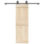 Kit de herrajes para puertas correderas acero negro 183 cm en Materiales de construcción | Comprar online en Foru.es