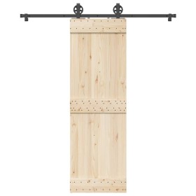 Kit de herrajes para puertas correderas acero negro 183 cm en Materiales de construcción | Comprar online en Foru.es