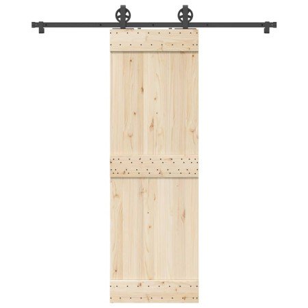 Kit de herrajes para puertas correderas acero negro 183 cm en Materiales de construcción | Comprar online en Foru.es