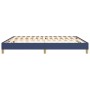 Estructura de cama de tela azul 160x200 cm de vidaXL, Camas y somieres - Ref: Foro24-3120628, Precio: 106,42 €, Descuento: %