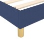 Estructura de cama de tela azul 160x200 cm de vidaXL, Camas y somieres - Ref: Foro24-3120628, Precio: 106,42 €, Descuento: %