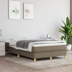 Estructura de cama de tela gris taupe 120x200 cm de vidaXL, Camas y somieres - Ref: Foro24-3120602, Precio: 111,53 €, Descuen...